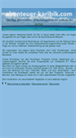 Mobile Screenshot of abenteuer-karibik.com