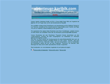 Tablet Screenshot of abenteuer-karibik.com